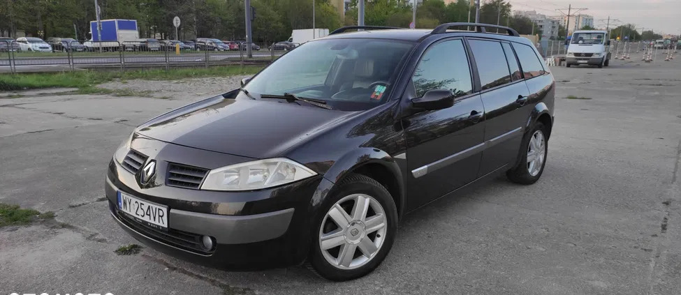 samochody osobowe Renault Megane cena 7500 przebieg: 289700, rok produkcji 2004 z Warszawa